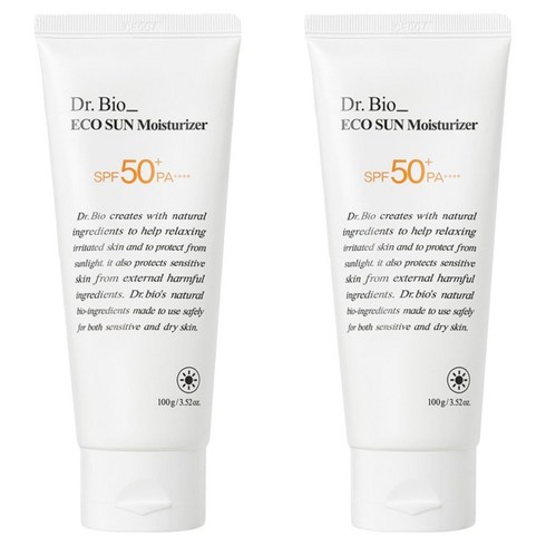 닥터바이오 에코 선크림 SPF50+ PA++++, 100g, 2개