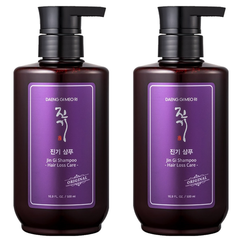 댕기머리 오리지널 진기 샴푸, 500ml, 2개