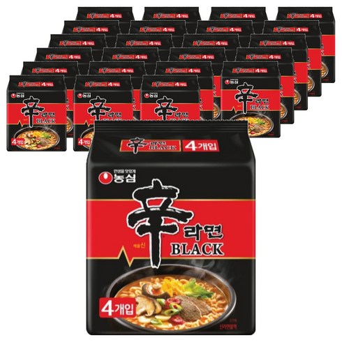 신라면 블랙 134g, 96개