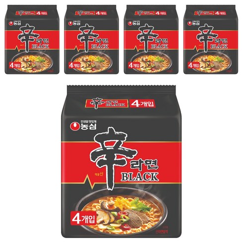 신라면 블랙 134g, 20개