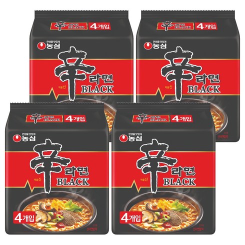신라면 블랙 134g, 16개