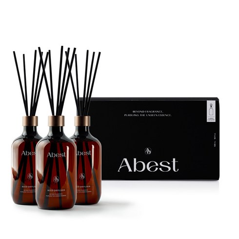 아베스트 디퓨저, 화이트머스크, 500ml, 3개