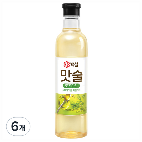 백설 맛술 로즈마리, 800ml, 6개