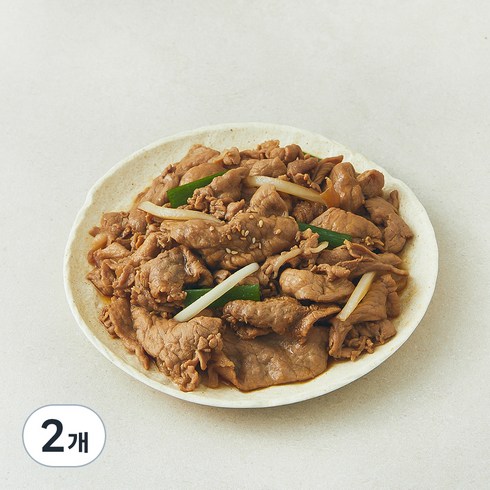 오늘차림 한돈 양념 불고기, 2개, 600g