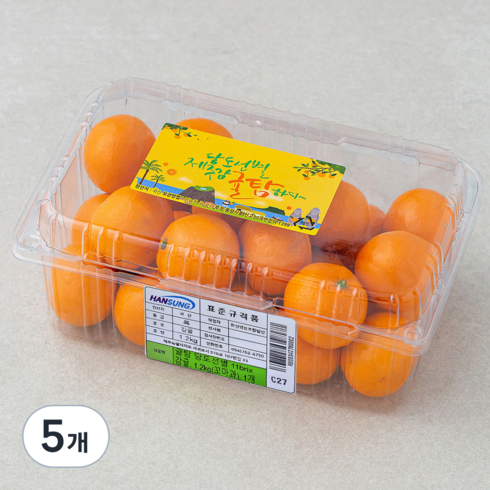 귤탐 당도선별 11Brix 감귤, 1.2kg(꼬마과), 5개