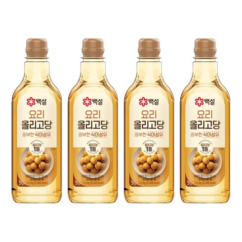 백설 요리 올리고당, 1.2kg, 4개