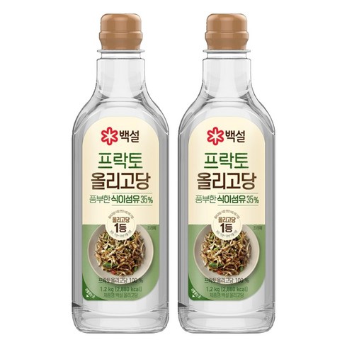 백설 프락토 올리고당, 1.2kg, 2개