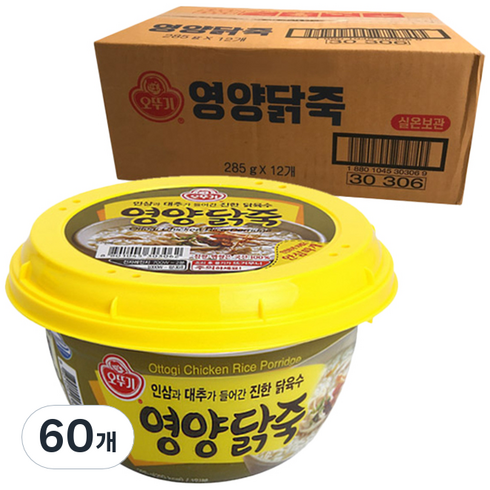 오뚜기 영양닭죽, 285g, 60개