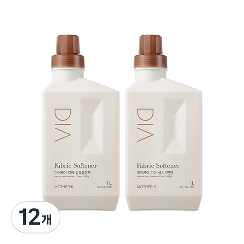 마더케이 디아 섬유유연제, 12개, 1L