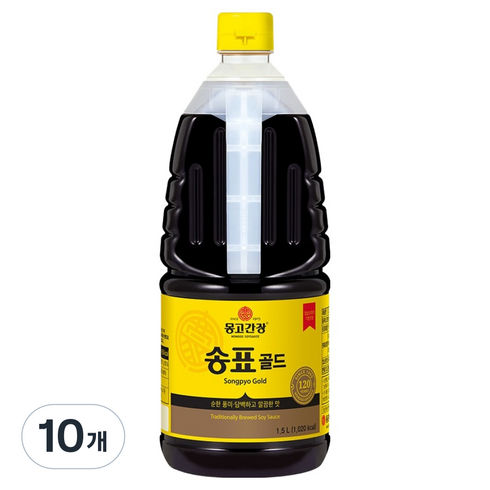송표 골드 간장, 1.5L, 10개
