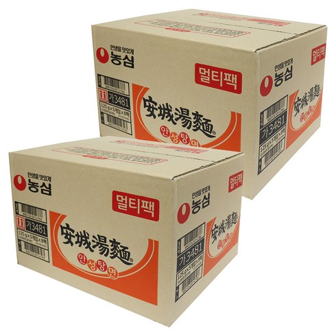 농심 안성탕면 125g, 80개