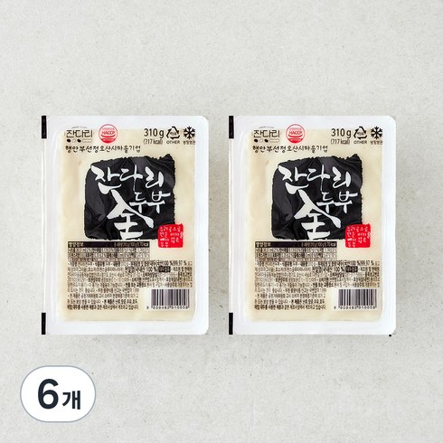 잔다리 전두부, 310g, 6개