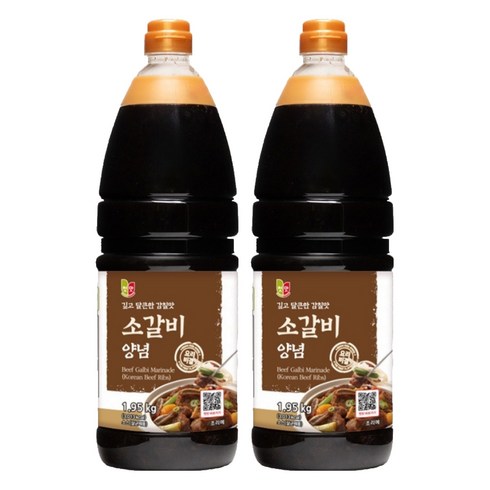 첫맛 소갈비양념, 1.95kg, 2개