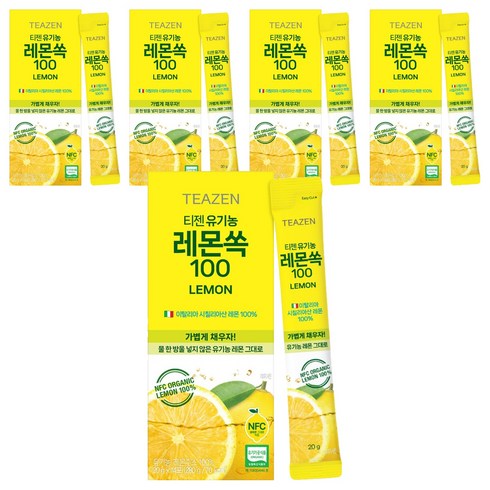 티젠 유기농 레몬쏙 100, 70개, 20g