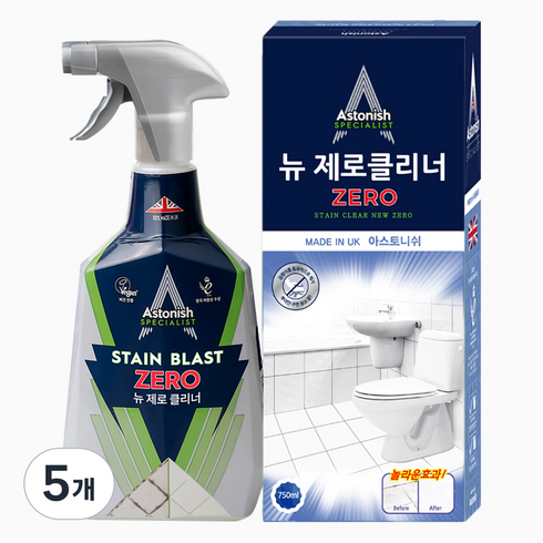 아스토니쉬 뉴 제로클리너, 5개, 750ml