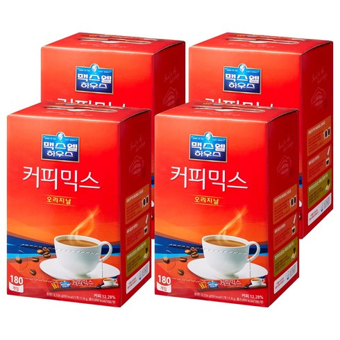 맥스웰하우스 오리지날 커피믹스, 11.8g, 180개입, 4개