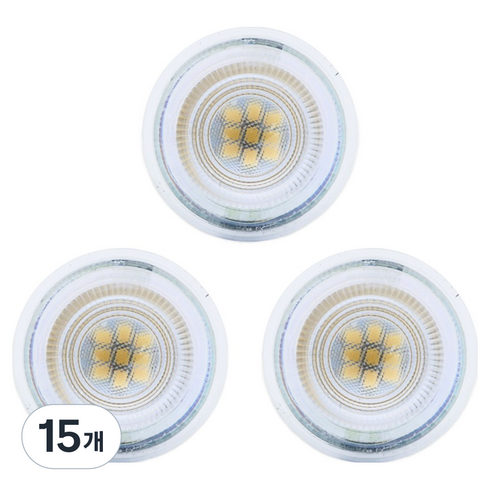 오스람 LED KDT OM 컨버터 외장형 MR16 할로겐램프 6W, 주백색, 15개