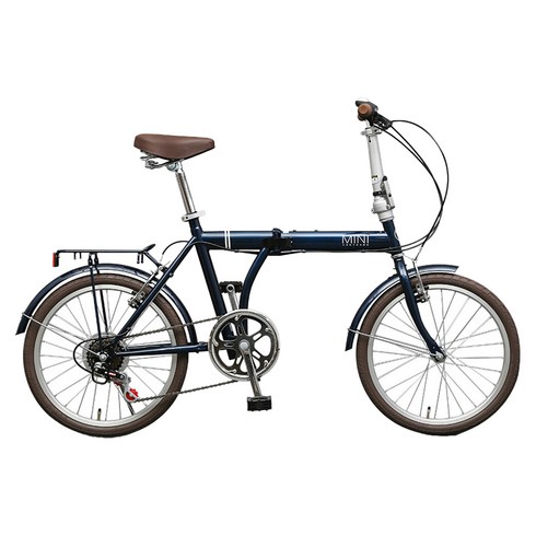 BIMAX 반티아고 미니 접이식 스틸 림 브레이크 15kg 신장 145~175cm, 네이비, 51cm(20인치)