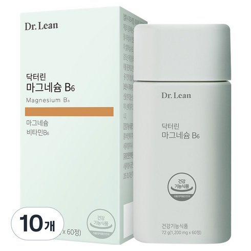 닥터린 마그네슘 B6, 60정, 10개