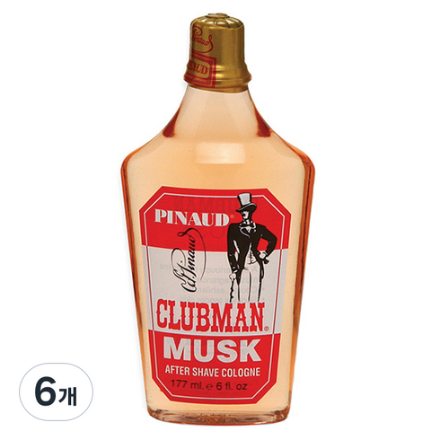 클럽맨 피노드 머스크 에프터쉐이브 코롱, 177ml, 6개