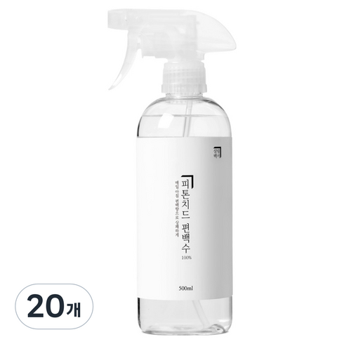 살림백서 피톤치드 편백수 실내탈취제 본품, 500ml, 20개
