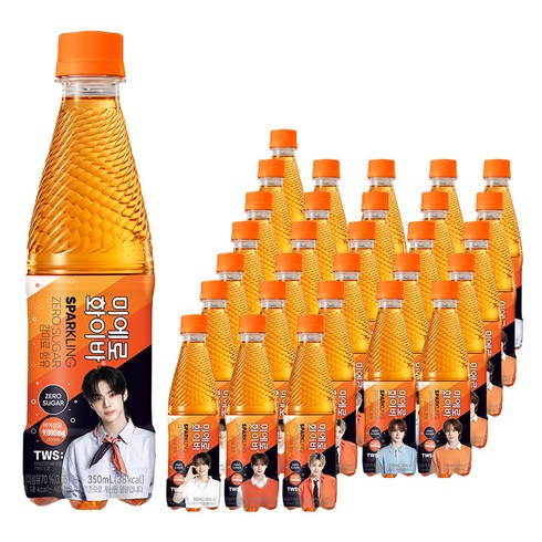 미에로화이바 스파클링 제로 탄산음료, 350ml, 48개