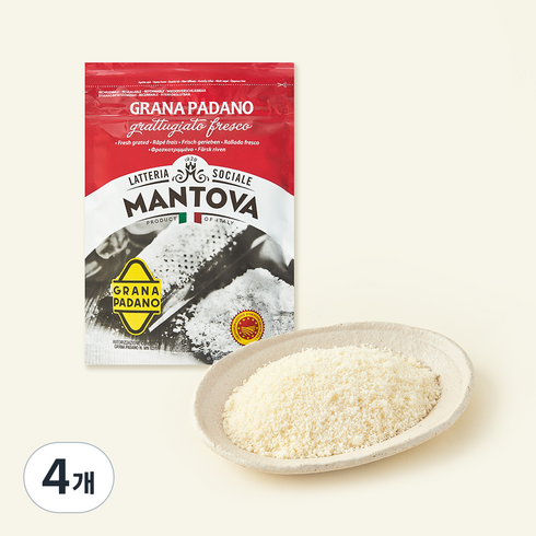 MANTOVA 그라나파다노 치즈 파우더, 100g, 4개, 1개입