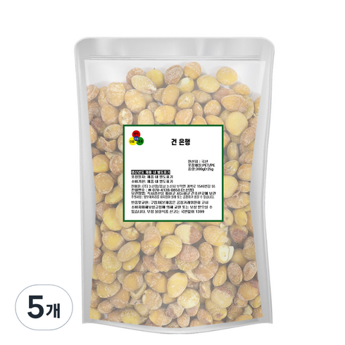 논산팜 건 은행, 300g, 5개