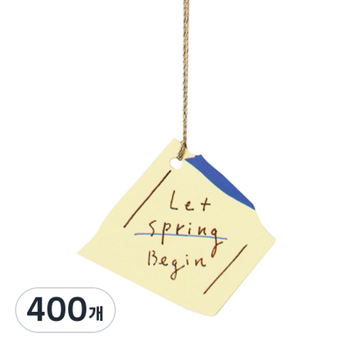 봄의시작 택, 혼합색상, 400개