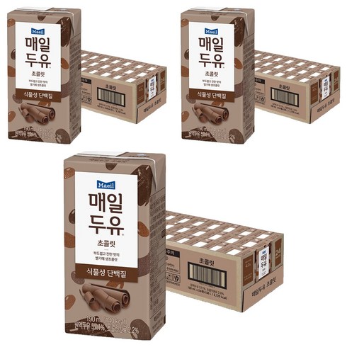 매일두유 초콜릿, 190ml, 72개