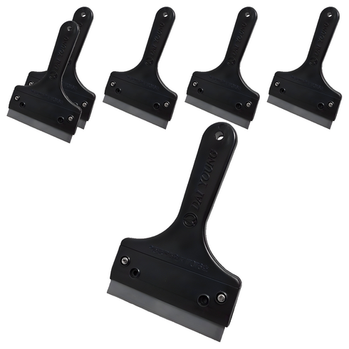 월드크린 스크레퍼 흑칼집 + 칼날 33mm x 20p 세트, 6세트