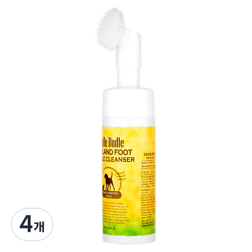 부들부들 에코랜드 풋 버블 클렌저, 150ml, 1개입, 4개