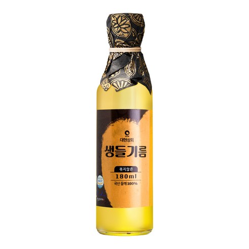 대현상회 볶지않은 국산 생들기름, 1개, 180ml