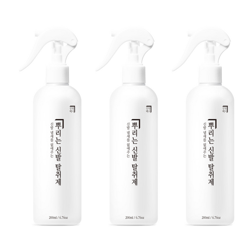 살림백서 뿌리는 신발 탈취제 본품, 200ml, 3개