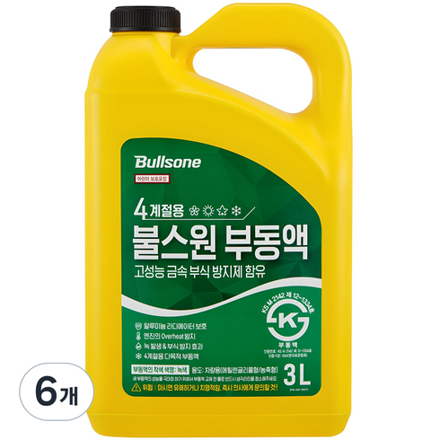 불스원 부동액, 6개, 3L