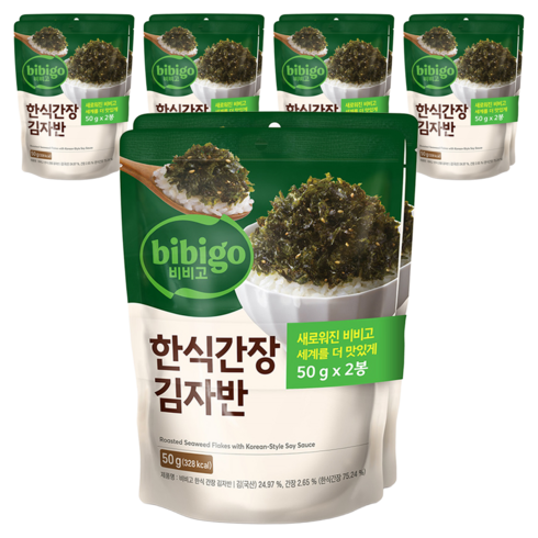 비비고 한식간장김자반, 50g, 10개