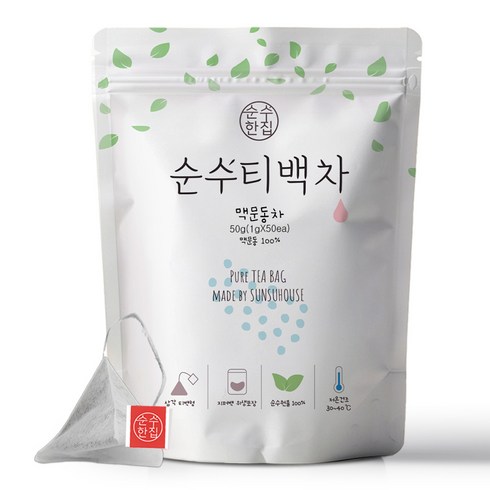 순수한집 국산 맥문동차 티백, 1g, 50개입, 1개