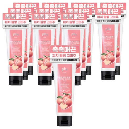 플루 브라이트닝 필링 젤 피치, 100g, 12개