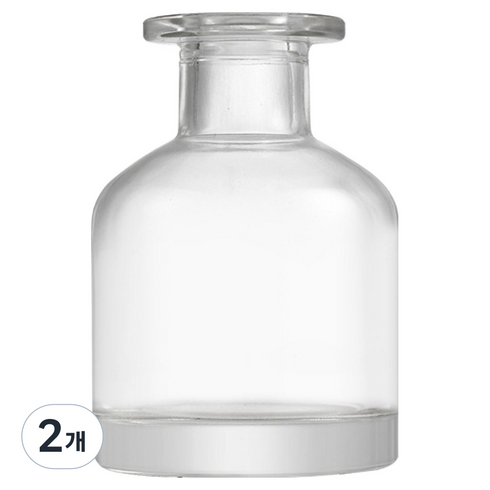 입구가 큰 디퓨저 공병, 투명, 2개, 50ml