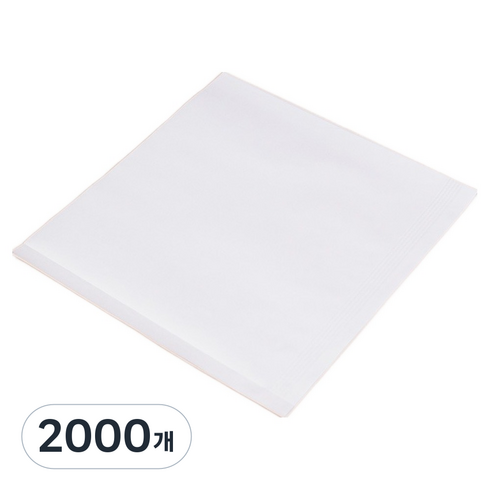 제이팩토리 L자 화이트 종이봉투 소(13 x 13 cm), 2000개, 1개입