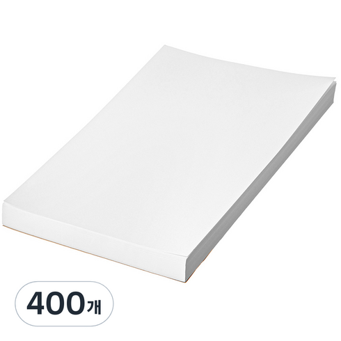 탐사 프리미엄 무지 상장용 백상지 160g, 화이트, 400개