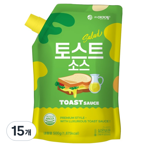 아이엠소스 토스트소스, 500g, 15개