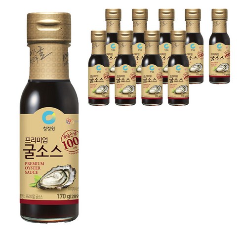 청정원 프리미엄 굴소스, 170g, 10개