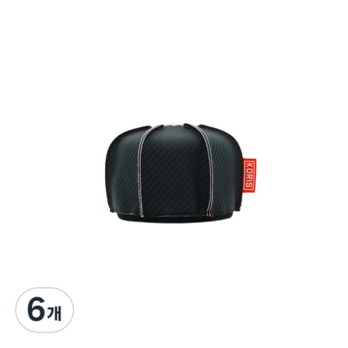 코리스 차박캠핑 매트카본가죽 이소가스 230g 워머, 블랙, 6개