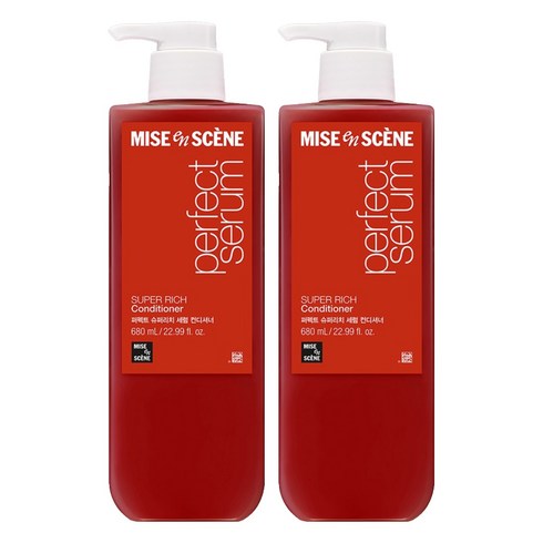 미쟝센 퍼펙트 슈퍼리치 세럼 컨디셔너, 680ml, 2개