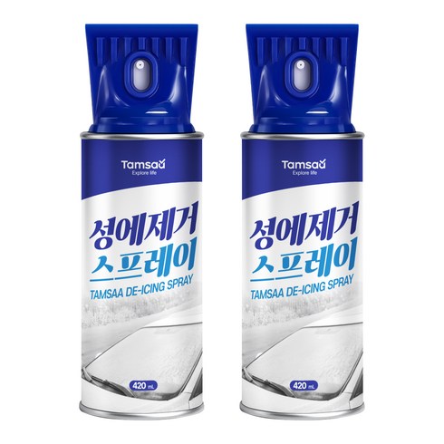 탐사 성에제거 스프레이, 2개, 420ml
