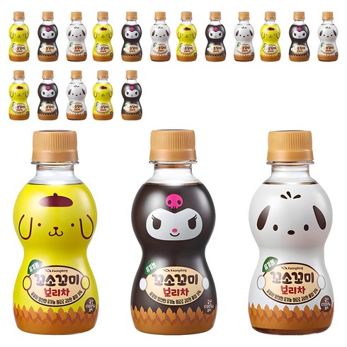 꼬소꼬미 유기농 보리차 랜덤발송, 200ml, 20개