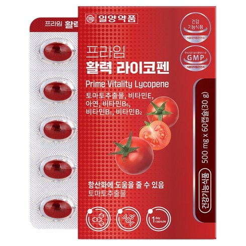일양약품 프라임 활력 라이코펜 30g, 1개, 60정