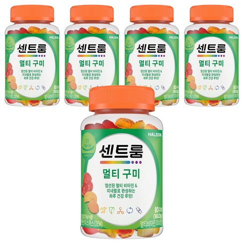 센트룸 멀티 구미 비타민, 80정, 5개