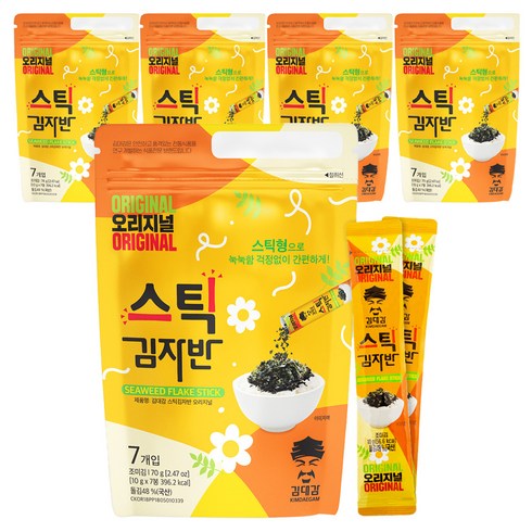김대감 스틱 김자반, 70g, 5개